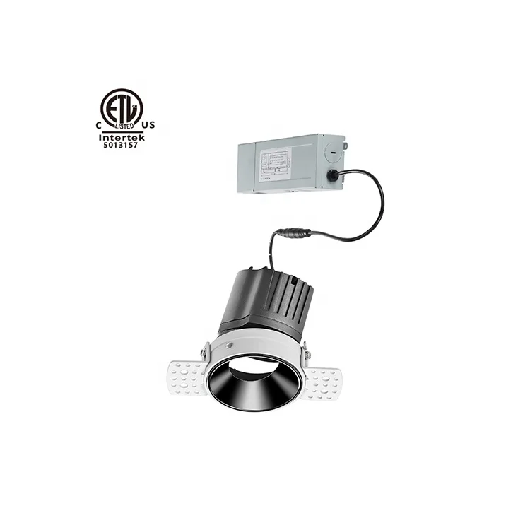 Lighting LED down light surface mounted with led driver lifud American Standard ETL Dimmable COB LED Recessed LED Downlight