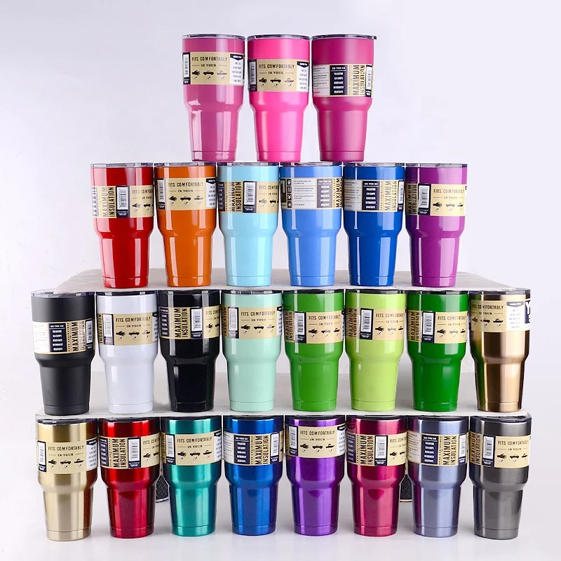 20oz 30oz  cooler Magnetic  Grabado Laser Yetirambler Termos para Cafe Taza  Vasos Termico de Acero Inox