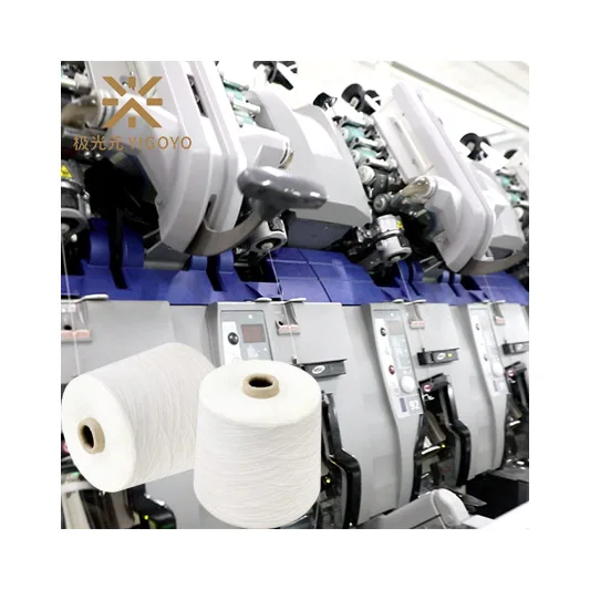 Factory Price 10S/1 100%Polyester yarn raw white spun