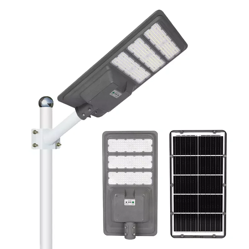 High Brightness Ip65 Waterproof Outdoor 300w 400w 500w Solar Lamp All In One LED Solar Garden Street Light