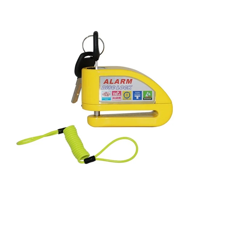 110dB Waterproof Smart Bicycle Motorcycle Lock Security Alarm Motorcycle Disc Lock Anti-theft Motorcycle Locks