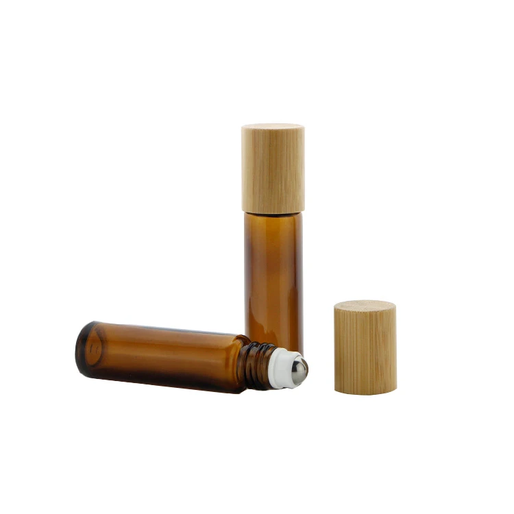 Empty refillable 5ml 10ml perfume essential oil cosmetic container deodorant frosted roll on bottle