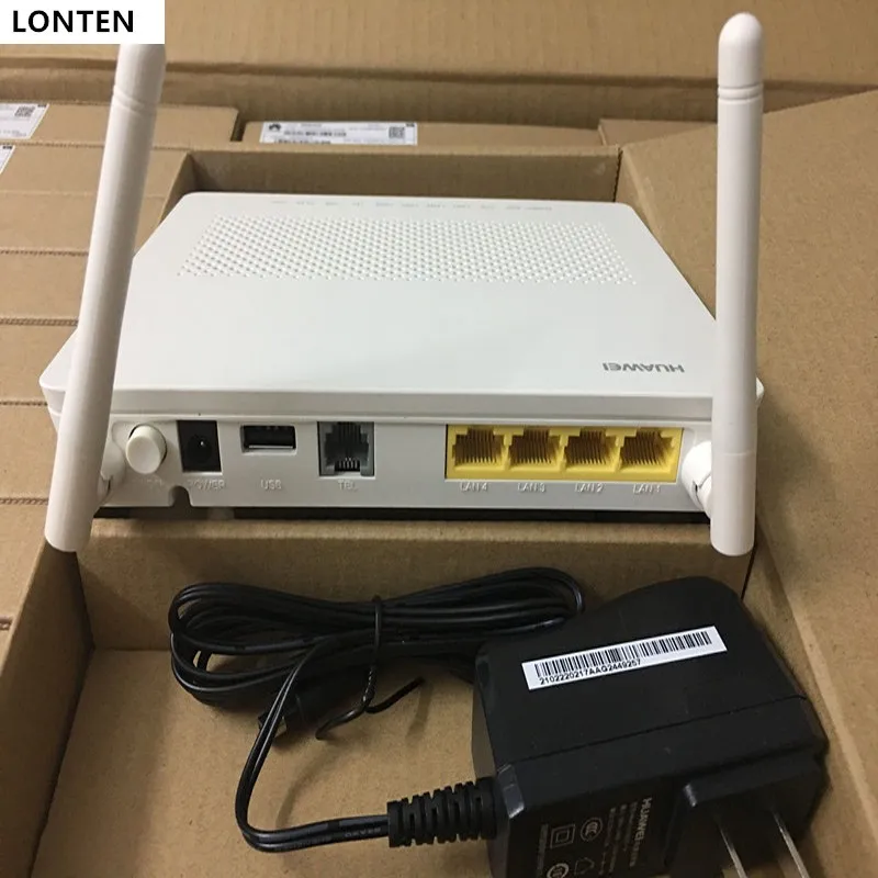 100% оригинальный новый HW HG8546M Gpon WiFi Ont onu 2 кастрюли + 4FE 1USB модем с английским программным обеспечением телекоммуникационное сетевое