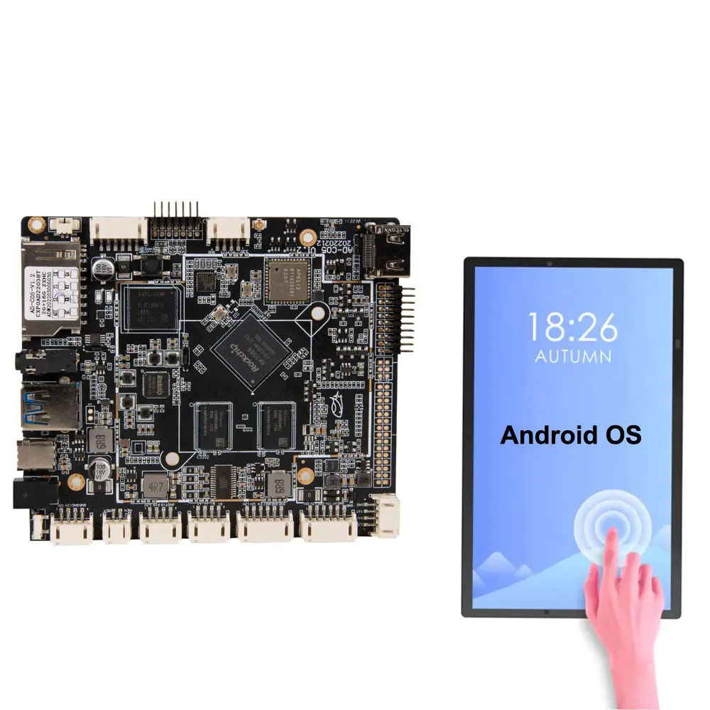 Android rk3566 android board USB/LVDS/ETHERNET/MIPI/WIFI/eDP controller motherboard