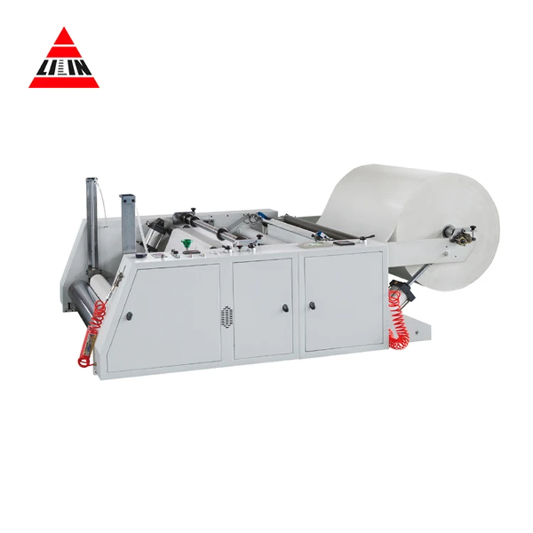 Low price High quality LSQ Series High Speed Automatic automatic vertical PVC PET BOPP PE paper plastic film cutting rewinder ma