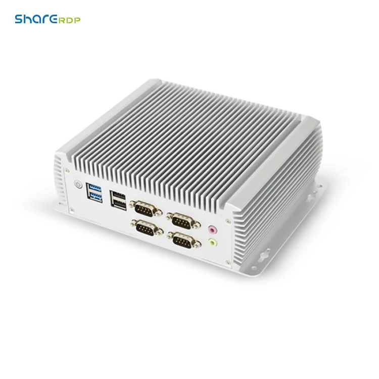 Qinglian I3 7100U 8130U Mini PC Custom 2 Nics 2 Lan 6 COM With Graphics Card Display Mini Industri PC 12V Quad Core Price