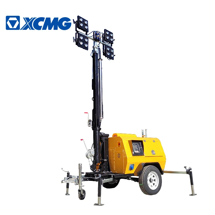 XCMG официальный производитель 9 М телескопический высокомачтовый прицеп установленная световая башня цена на продажу