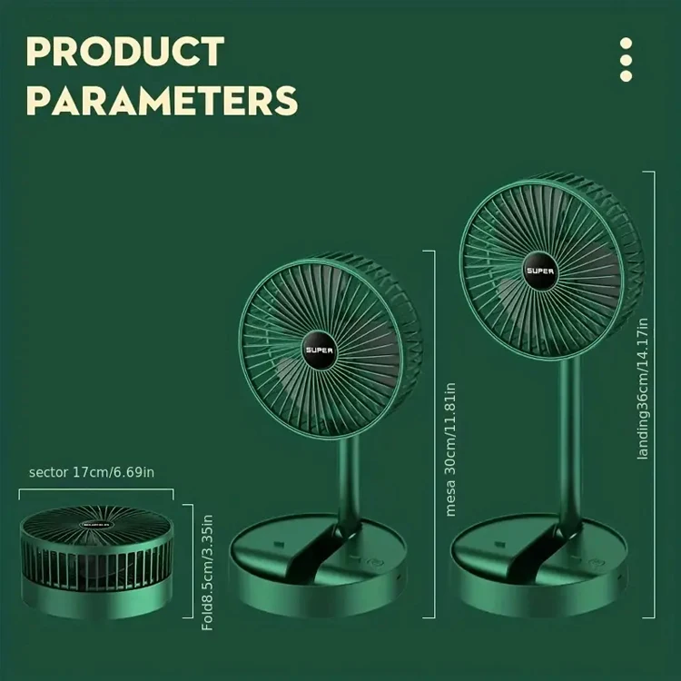Air Cooling Fan Table Air Circulator Fan Strong Airflow adjustable tilt 28db Low Noise Quiet 3 Desk Fan Ventilador de mesa