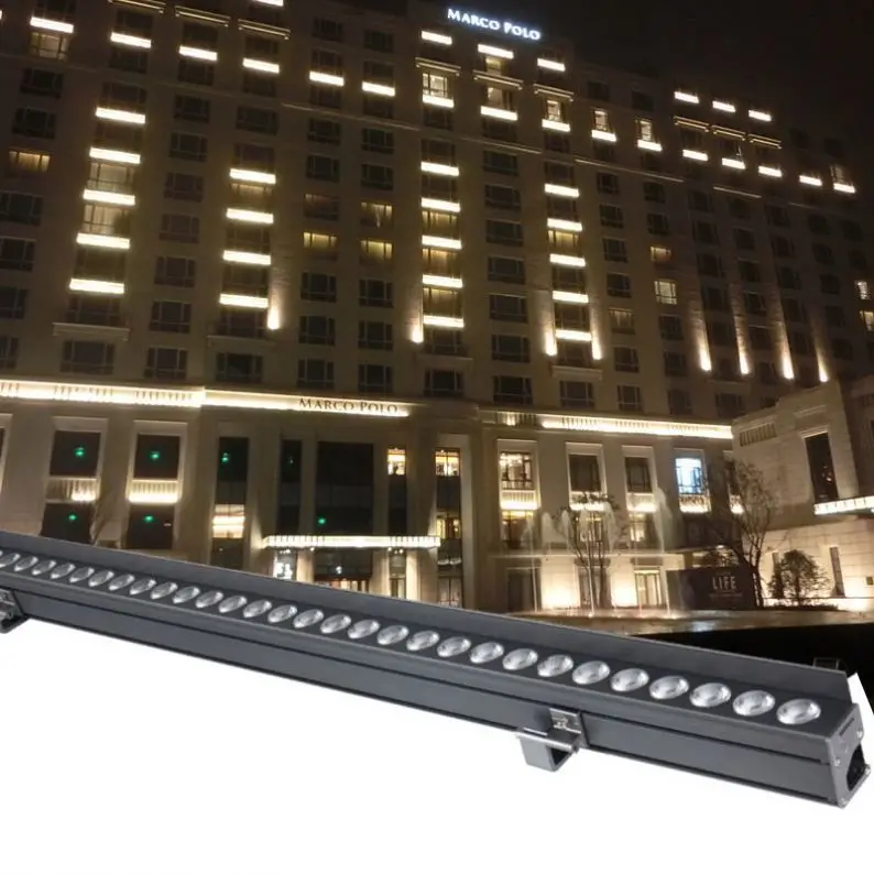 
outline Dmx512 hotel exterior facade light led wall washer lighting rgbw outdoor 