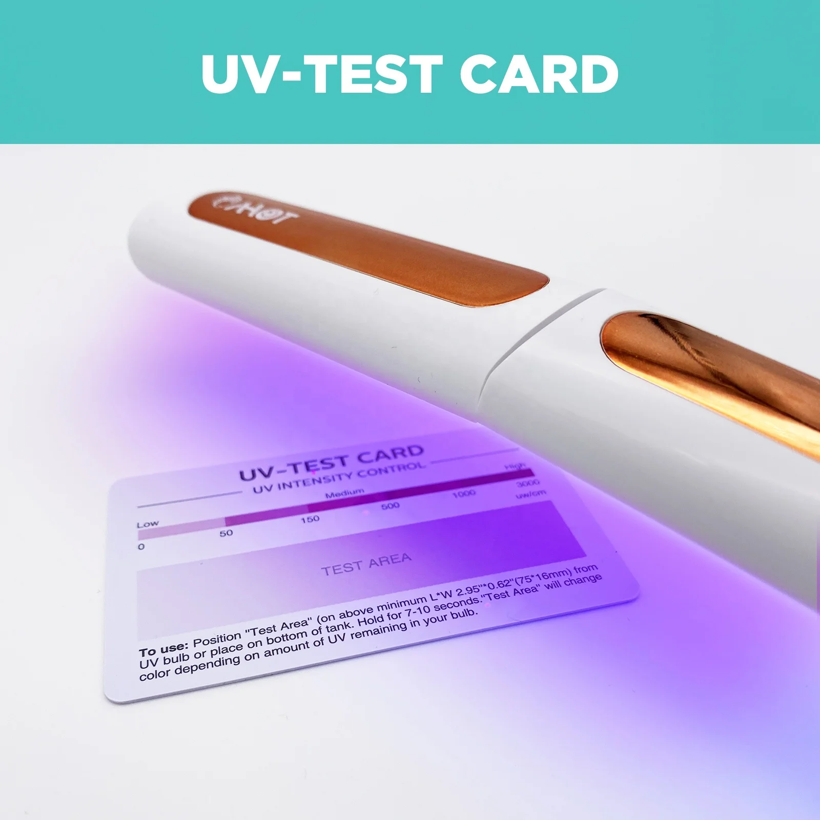 Hot Selling Portable Smart Gravity Sensor UVC Disinfection Sterilizer Handheld 16 LEDs UV Light Sanitizer Wand