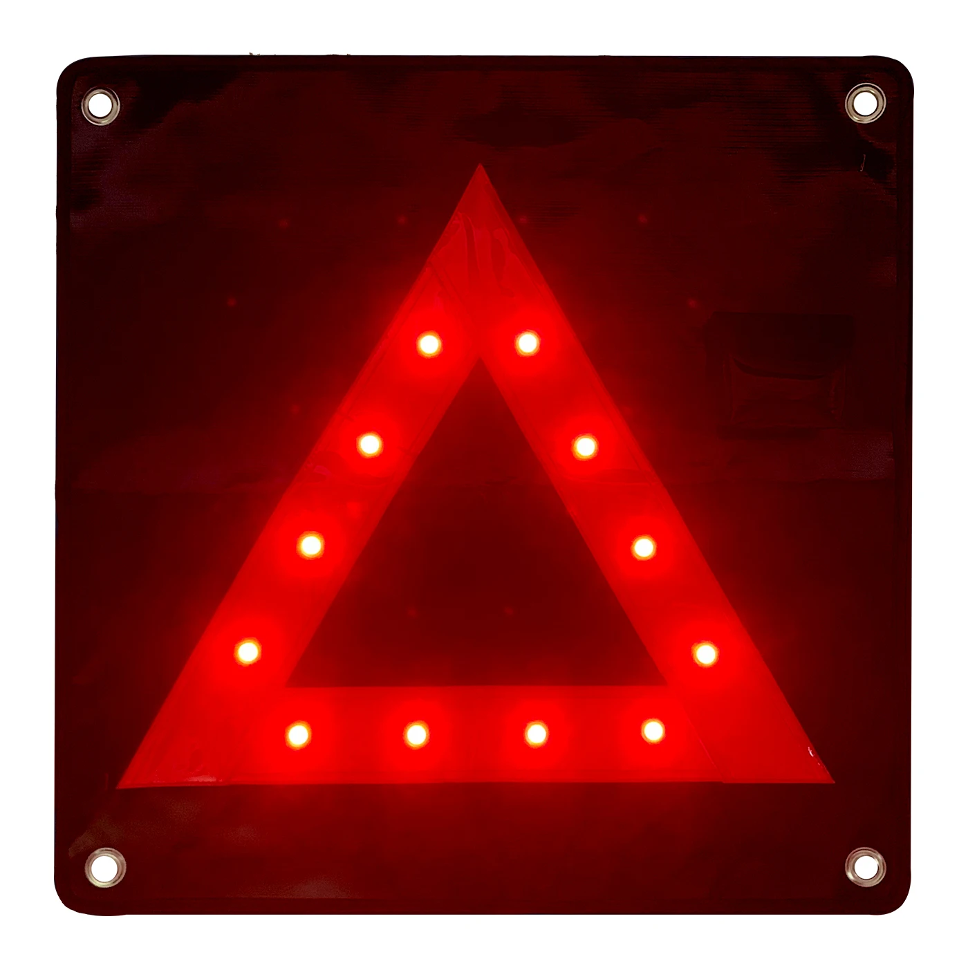 Custom warning light board traffic signs for truck electrical danger flexible reflective material LED flash sign board