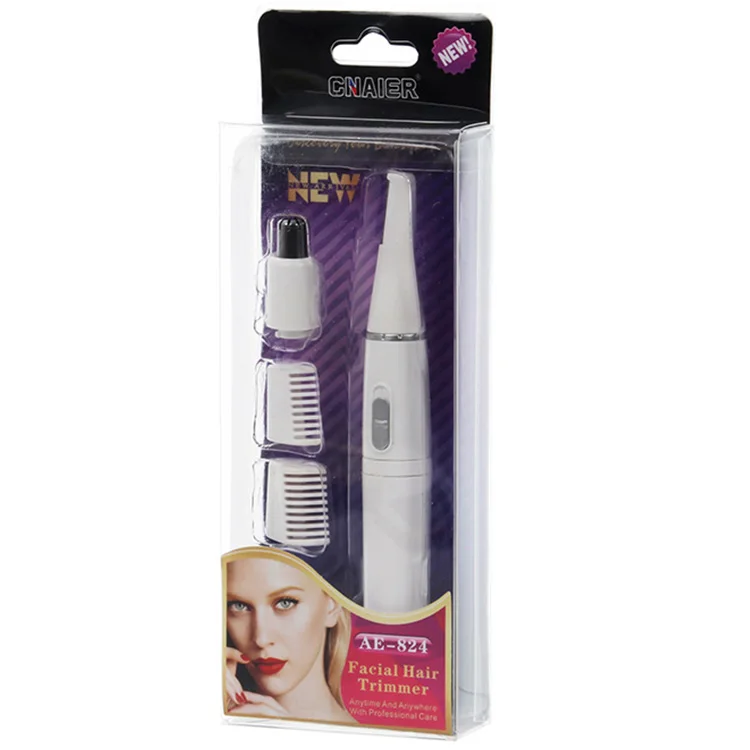 Портативный триммер для бровей, Электрический удалитель волос, триммер для волос на лице для женщин, электрический триммер для бровей, эпилятор