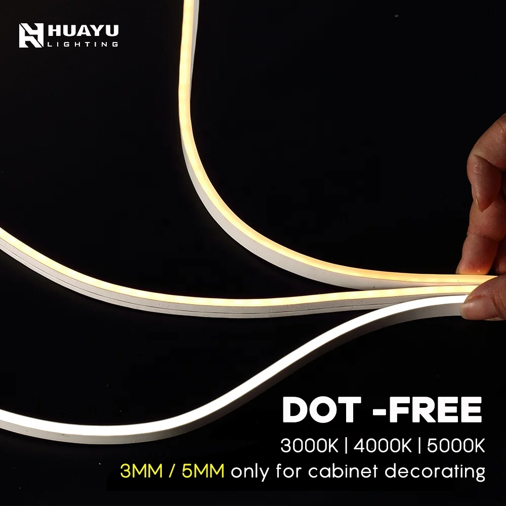 Supper Slim 5 X 8 mm  led flexible neon strip light 12v dc ip67 silicon linear light with ETL TUV CE CB