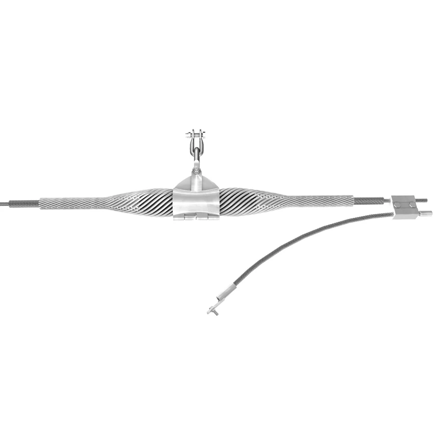 Top selling outer inner rods aluminium alloy wire  Preformed Rods Suspension Clamp for ADSS