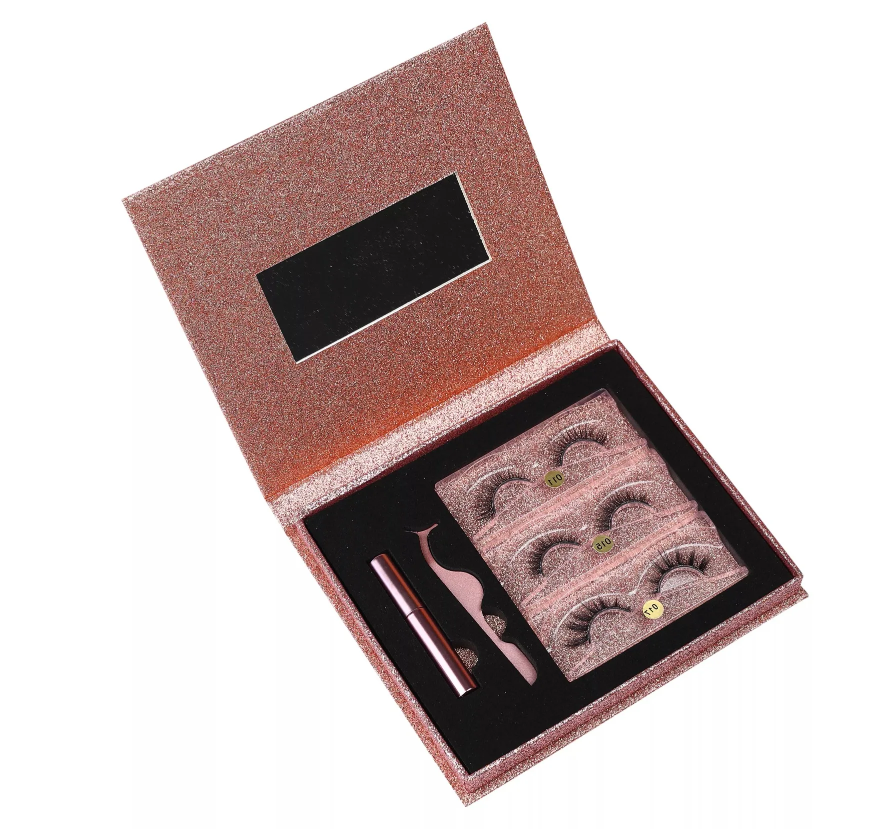 
Wholesale 3d mink silk magnetic eyelash with eyeliner private label magic lash and liner magnetic eyelash 