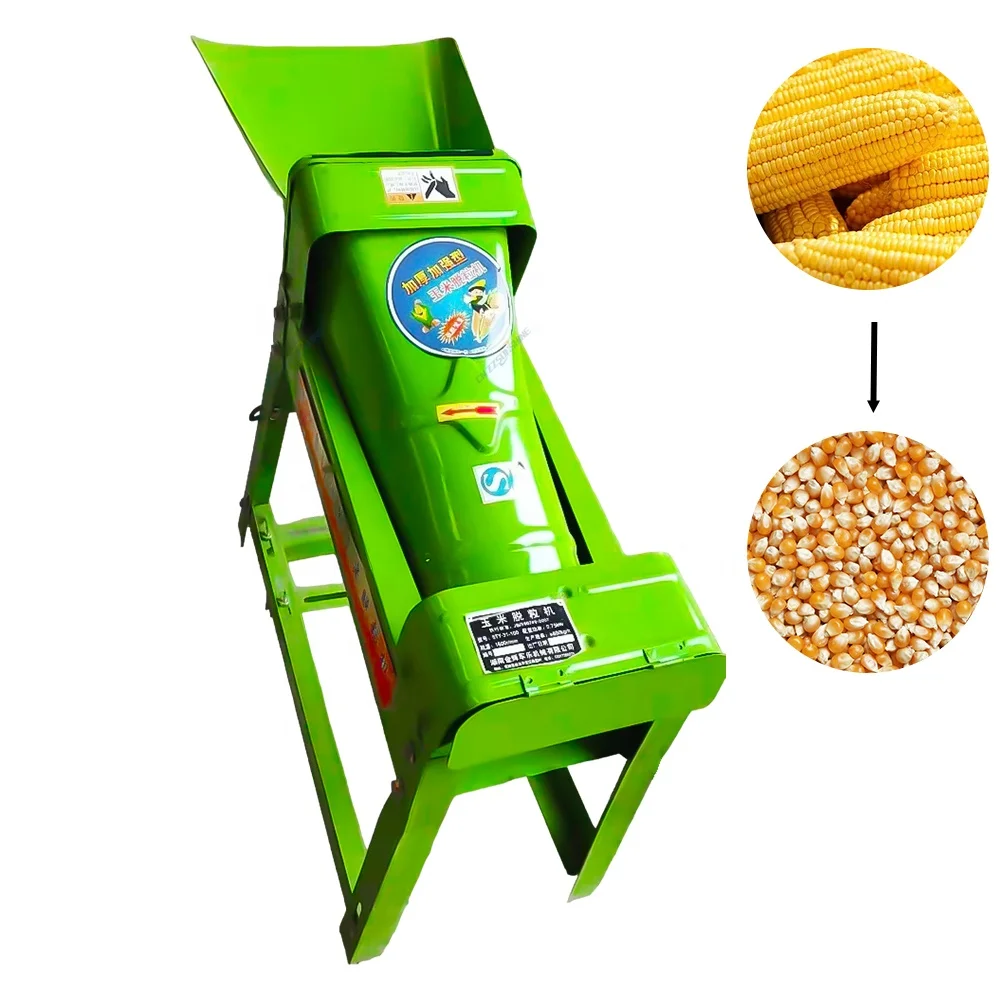 Small Wheat Thresher Grain Paddy Oat Pepper Lentils Gas Corn Professional Sunflower Green Bean Thresher Machine