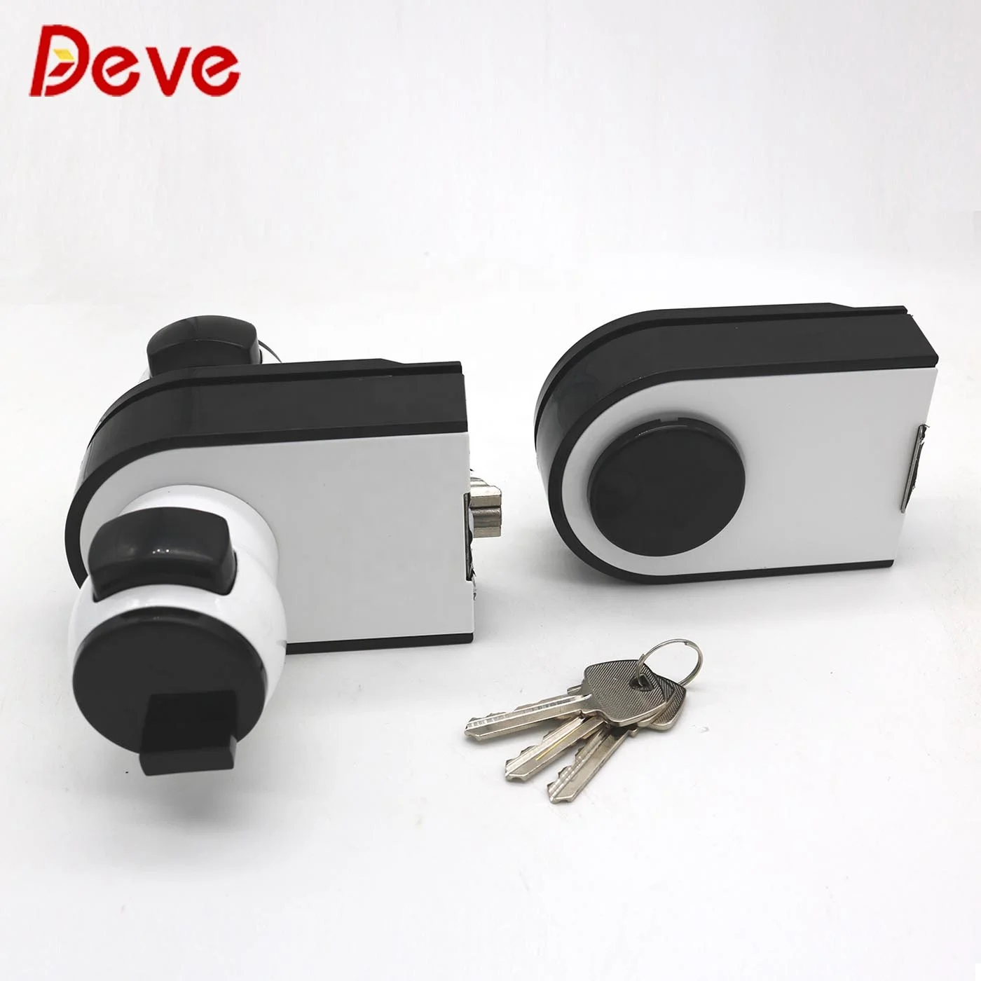 Special Design Double Sided Zinc Alloy Glass Door knob lock