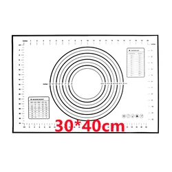 Лидер продаж Amazon, кухонный антипригарный силиконовый коврик для теста, силиконовый коврик для выпечки кондитерских изделий с измерениями