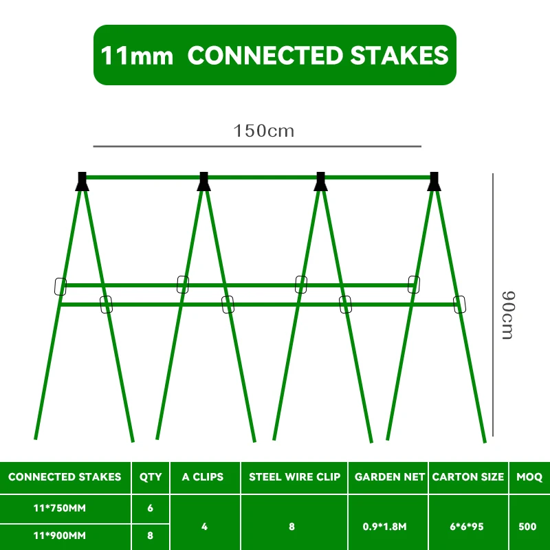 Powder Coated Tomato Spiral Wire Stakes Metal Growing Spiral Wire Support for Garden