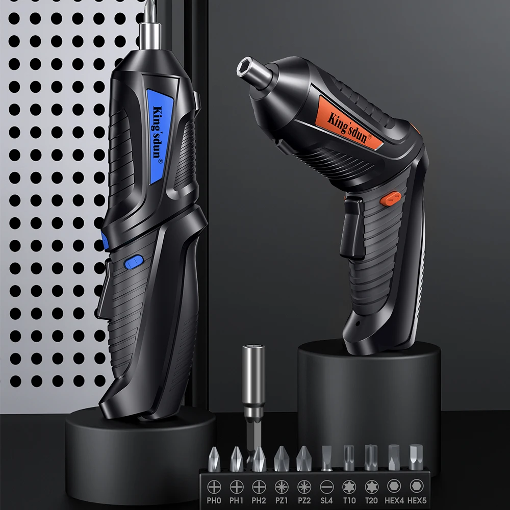 2023 New 5V Mini Electric Screwdriver Small Portable Cordless Powered Screw Driver Set Home Portable Cordless Drill