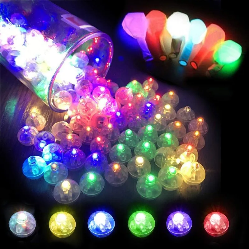 Manufacturer Bright Colorful LED Balloon Light Romantic Tiny Led Light Round Led Ball Lamp Wedding Party Decorations