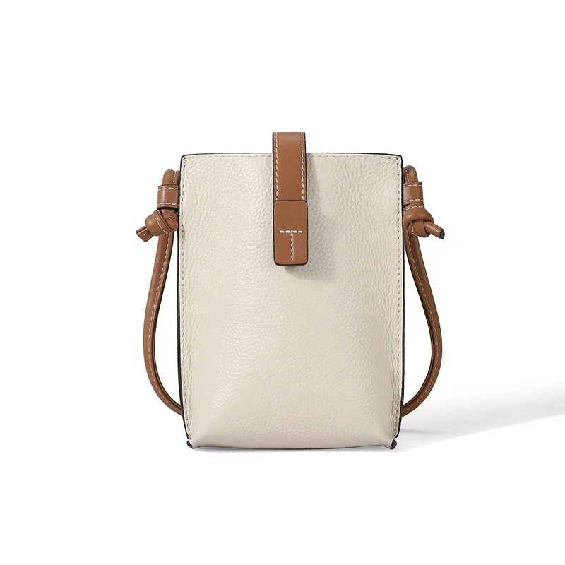Wholesale PU Leather Mobile Phone Bag Leather Small Cellphone Shoulder Crossbody Bags for Women