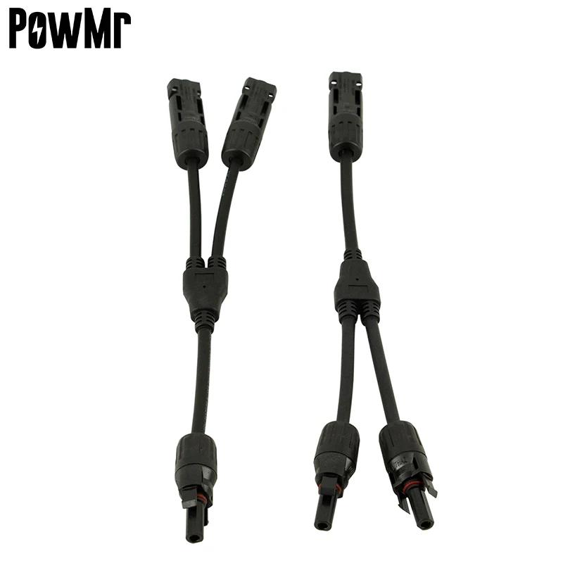  PowMr MCY-BN2 разъемы IP67 водонепроницаемый мужской и женский разъем кабеля панели солнечных батарей 2 в 1