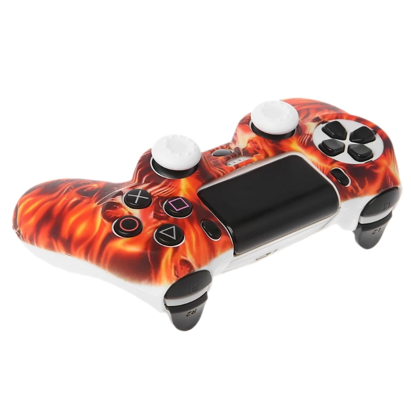
For PS4 Controller Silicone Cover Skin Case for Sony Play Station Dualshock 4 PS4 Pro Slim Housing Shell 