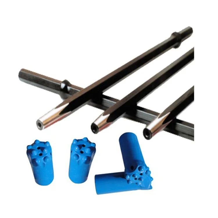 R38--R32 Thread Drill pipe 2022 Tapered Drill Pipe Drilling Steel Rod