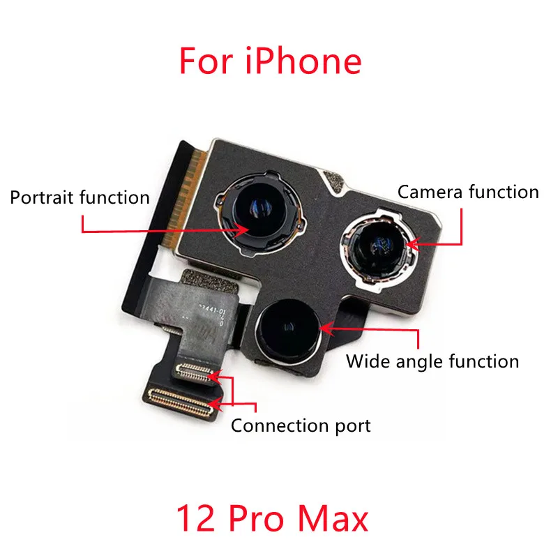 100% оригинальная запасная задняя камера горячая Распродажа oem для iphone 12 pro