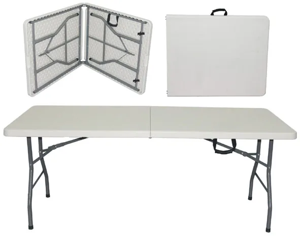 Wholesale Folding  plastic outdoor Table simple design outdoor camping restaurant wedding events tables