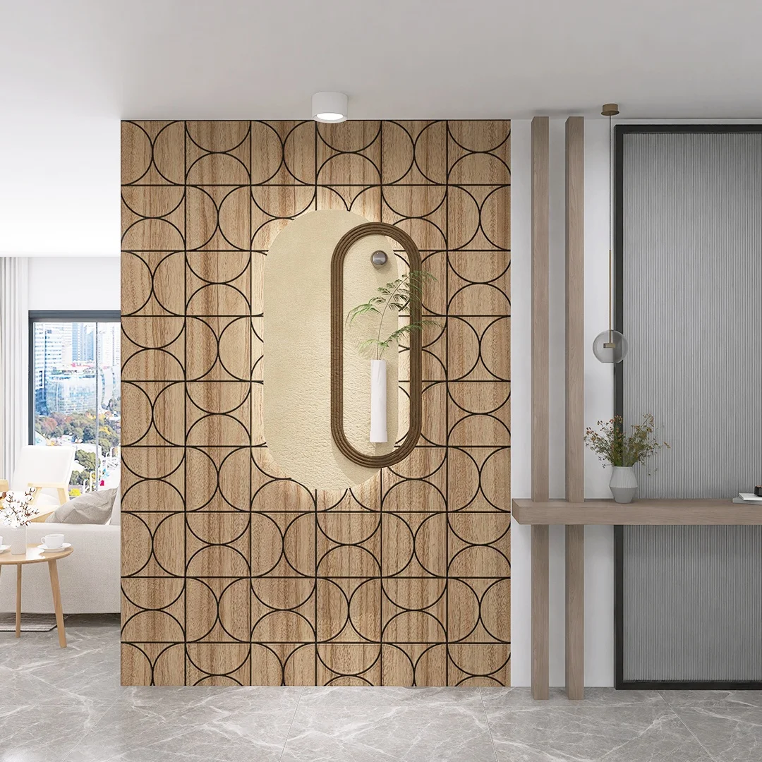 Discount offer mdf panels wood wall slats for meeting room akupanel acoustic slat panel wood