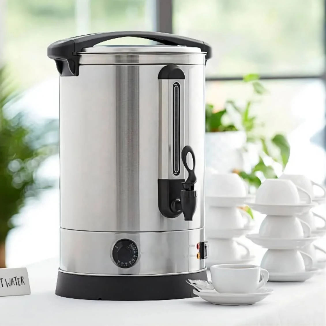 30 Liter Milk Tea Urn  Water Boiler Stainless Steel Electric Boiler Tea Commercial  Hot Water Urn For Hotel