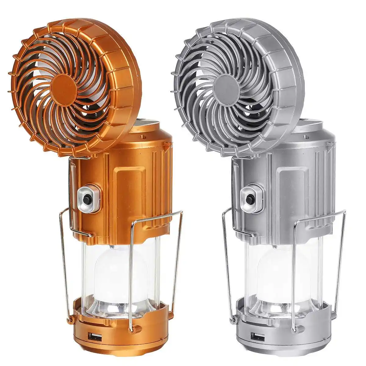 Portable Multi-Function Foldable Camping Lanterns Light Solar Camping Tent Light With Fan For Outdoor Hiking Outages Emergency