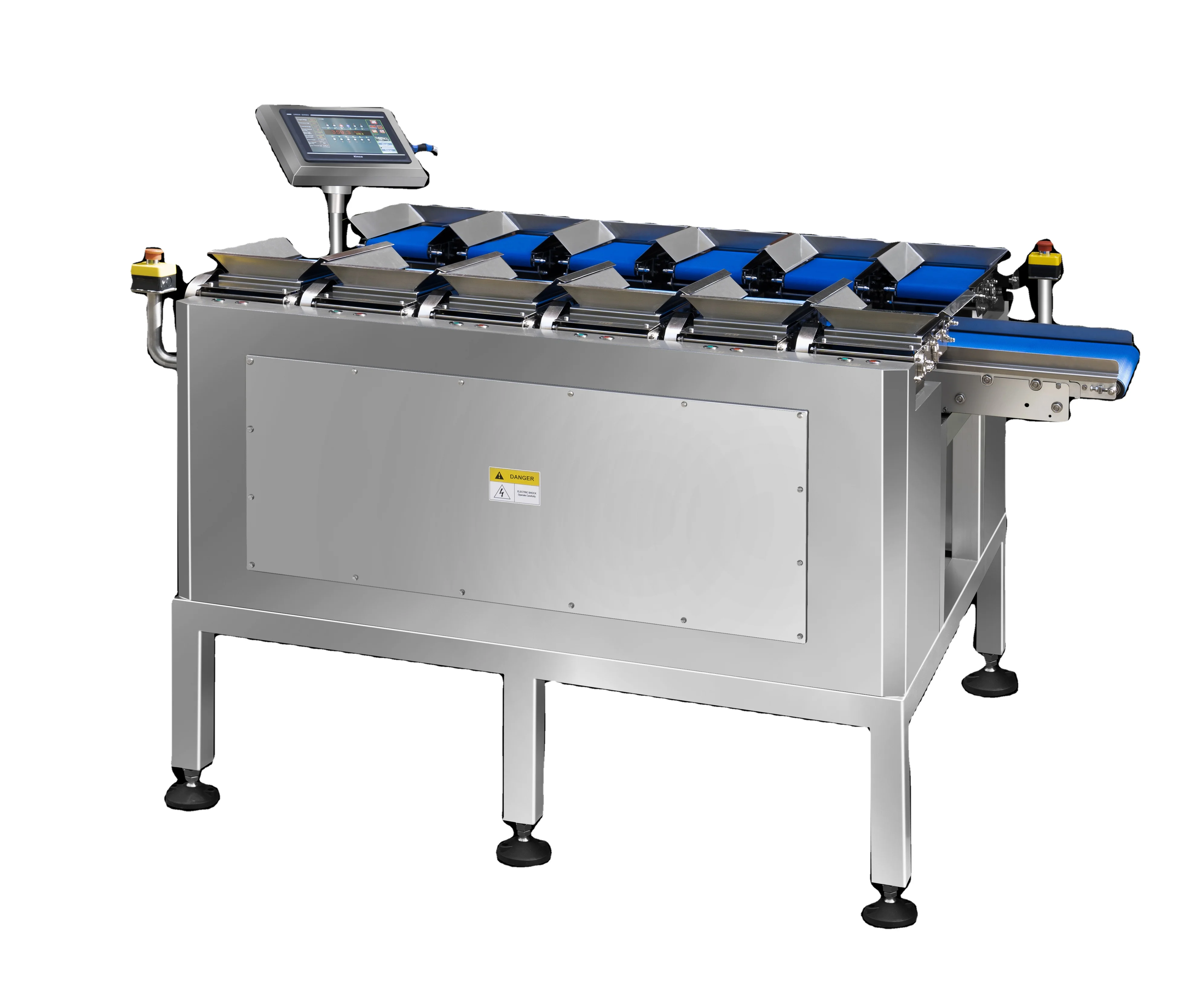 OEM 12 Head Linear Combination Weigher Multihead Weigher For Meat Seafood Product