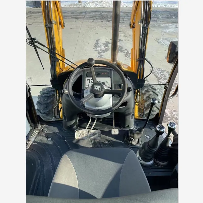 Дешевый землеройный экскаватор-погрузчик 4x4 JCB 3CX трактор для продажи