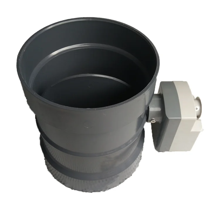Motorized Square Hvac Duct Plastic Square Air Smart Dampers Damper With Valve