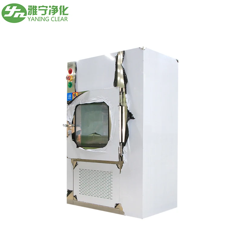 ISO5-9 Modular Clean Room Easy Install HEPA ULPA Filter Pass-Through Pass Box Air Shower Pass Box Lab Air Cleaning Equipment