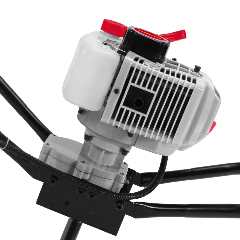 Professional CE cheap 72 cc deep hole drilling machine earth auger