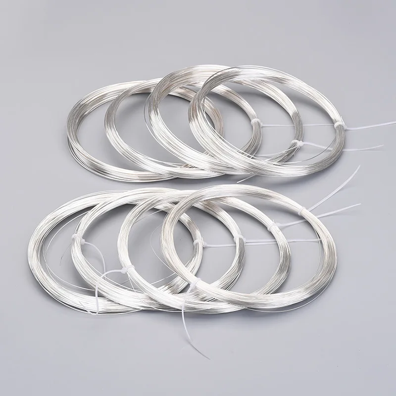 Hot Sale Plain Silver Wire for Jewellery Making Accessories 925 Sterling Silver Wire