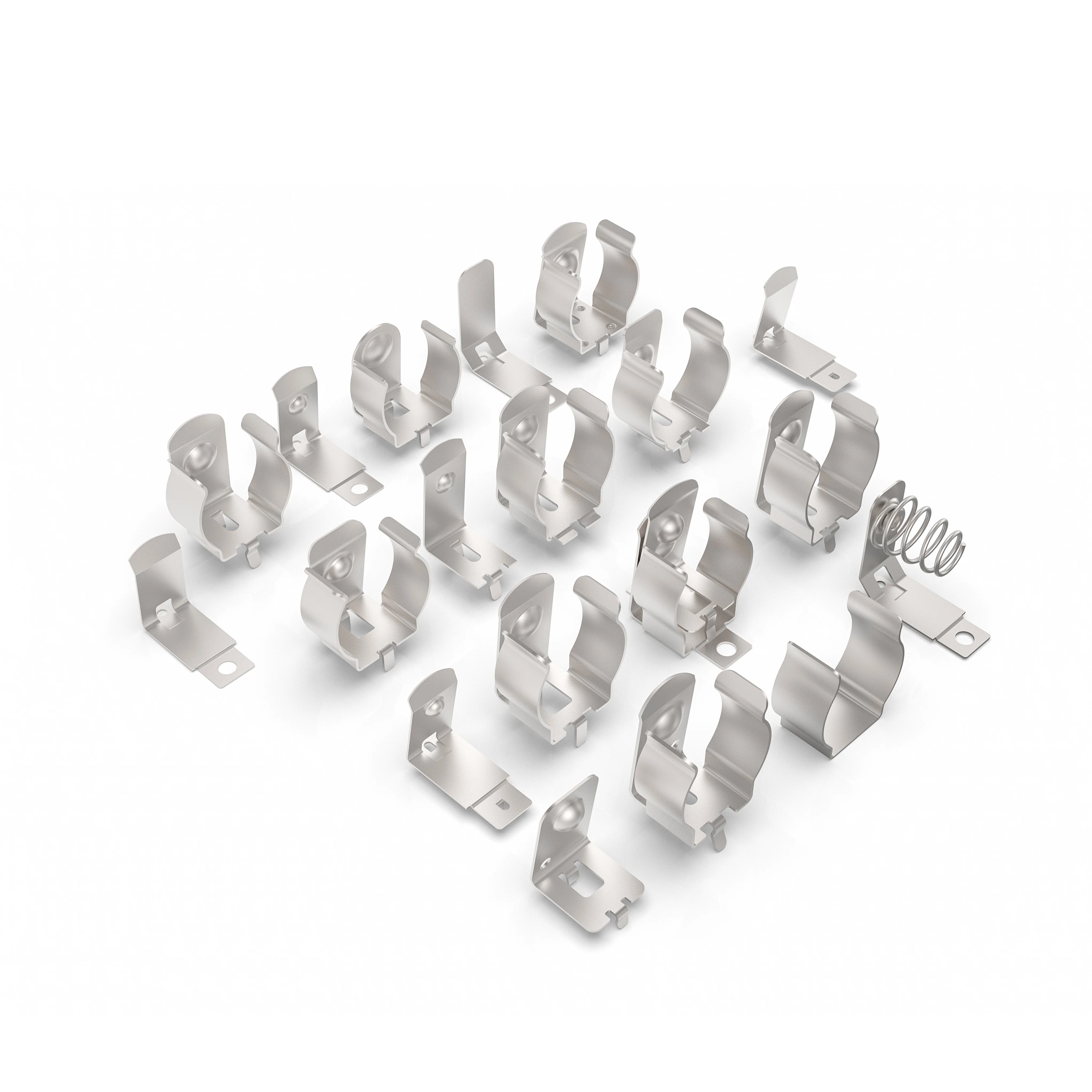 Metal C Cell Battery Holder 26500, LR14 Battery Clip Insulated Contact for Keystone 87 Alternative