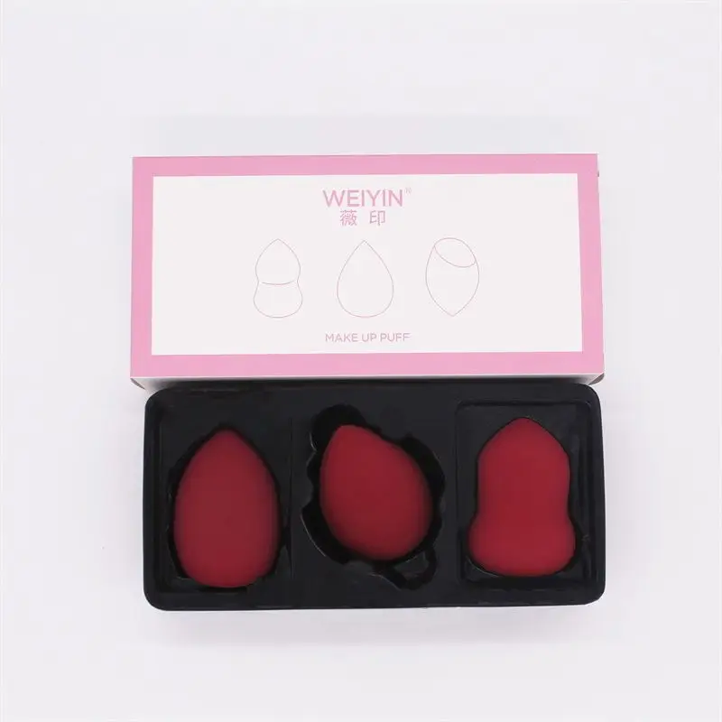 Soft Facial Makeup Non-latex Powder Puff Washable Wet and Dry Sponge Makeup Remover Puff Tools