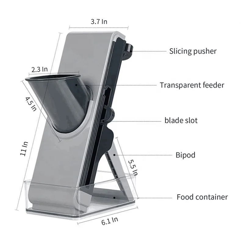 Kitchen Gadgets Safe Slice Mandoline Slicer Kitchen Plastic Multi-slicer Vegetable Cutter Mandoline Slicer