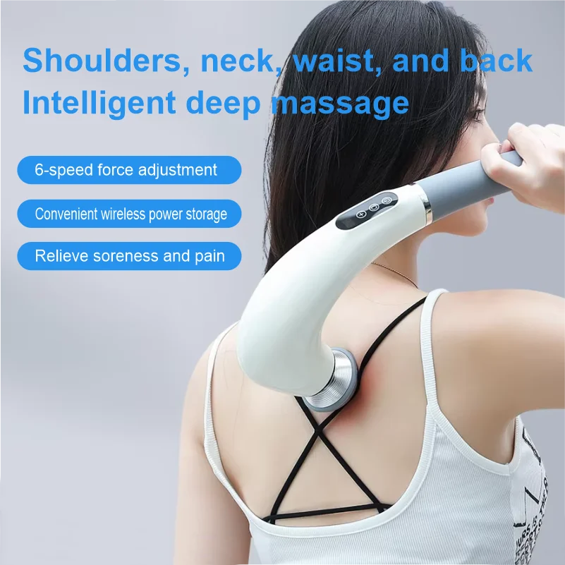 Deep Massager Gun Handheld Mini Body Tissue Fascia with Rechargeable Brushless Motor Direct Factory Applicable for Head Neck