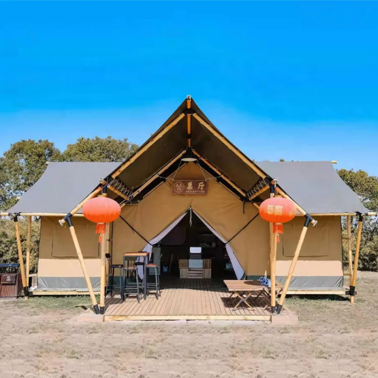 Luxury Series Hotel Canvas Safari Tente For Resort