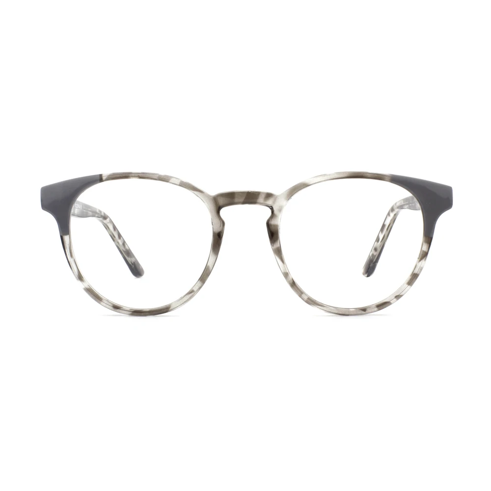 Optical latest model rounded buffalo horn plastic eyeglasses frame