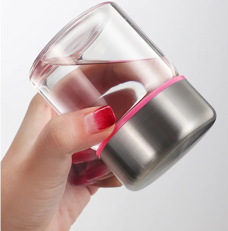 Технология портативная Высокая боросиликатная стеклянная бутылка для хранения еды Птичье гнездо