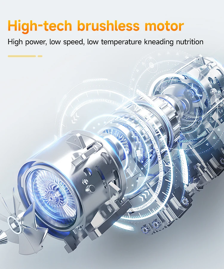 Strong Power Fresh Juicer Blender Cold Press Horizontal Masticating Slow Machine Juicer Machine for Home and Hotel