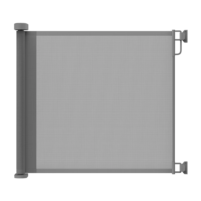 Mesh Retractable Baby Gate Fence Child Safety Indoor Outdoor Extra Wide Gate For Kids Pets Dog Door For Stairs Doorways