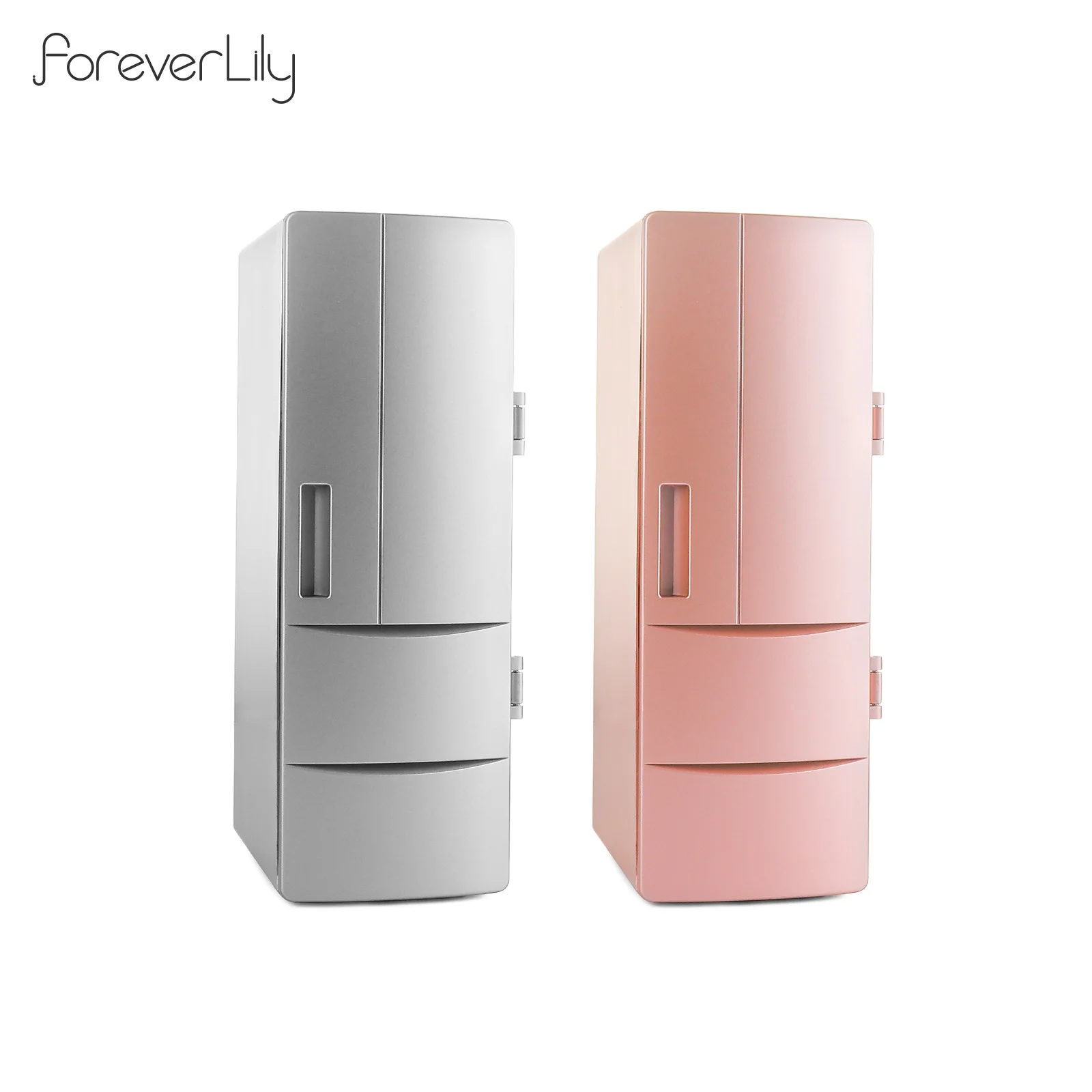 Мини-холодильник для косметики, банки для напитков, мини-холодильник с USB для ПК, ноутбука, автомобиля, дома и офиса